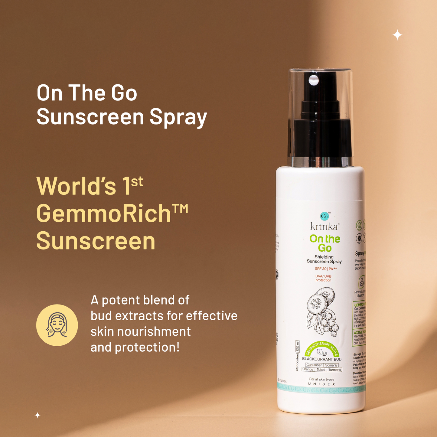 On The Go- Sunscreen Spray for Face